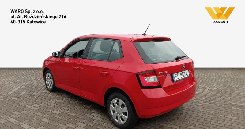 Skoda Fabia cena 27900 przebieg: 197300, rok produkcji 2017 z Alwernia małe 326